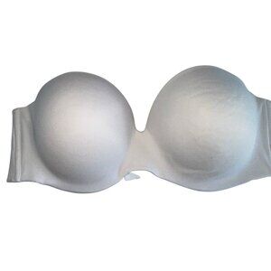 Ambrielle Multiway Strapless Bra 42D White Underwire NO Straps